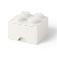 LEGO úložný box 4 s šuplíkem - Bílá - Poškozený obal 3