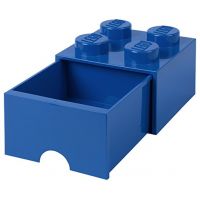 LEGO® Úložný box 4 se šuplíkem Modrá