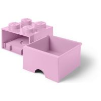 LEGO® Úložný box 4 se šuplíkem světle růžový 3