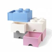 LEGO® Úložný box 4 se šuplíkem světle růžový 4
