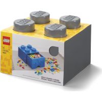 LEGO® úložný box 4 s šuplíkem - Tmavě šedá 5