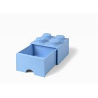LEGO® Úložný box 4 se šuplíkem světle modrá
