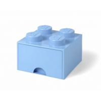LEGO® Úložný box 4 se šuplíkem světle modrá 2
