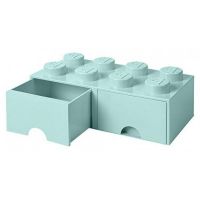 LEGO úložný box 8 se šuplíky aqua