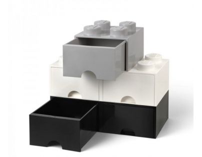 LEGO® úložný box 8 se šuplíky bílá