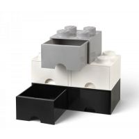 LEGO® úložný box 8 se šuplíky bílá 3