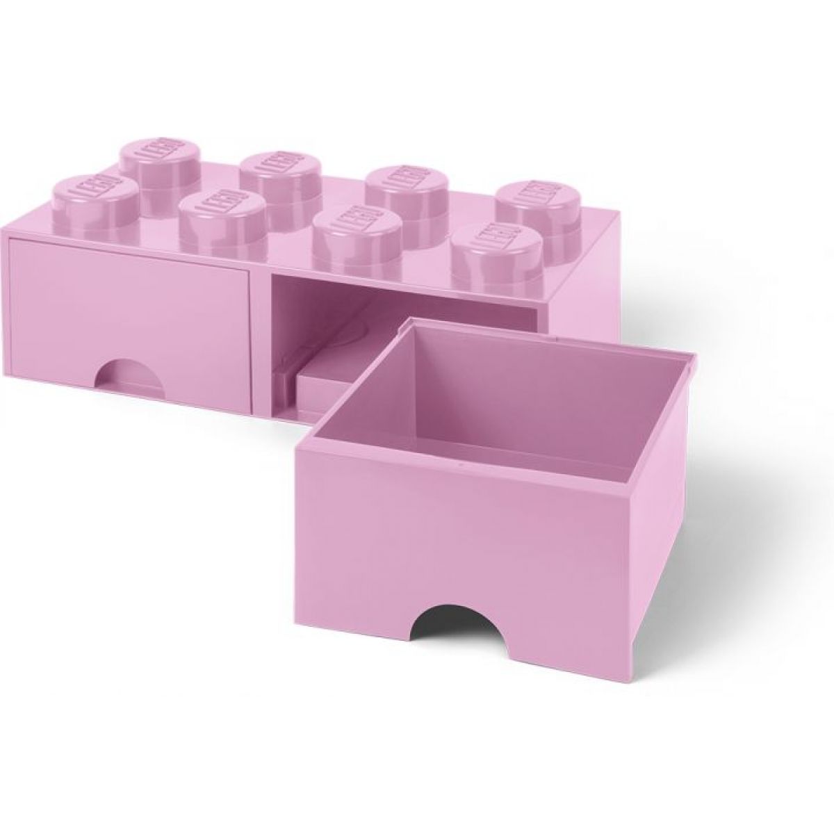 LEGO Úložný box 8 se šuplíky Světle růžová