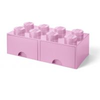 LEGO Úložný box 8 se šuplíky Světle růžová 2