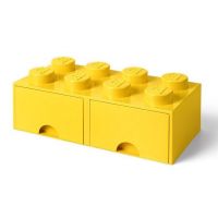 LEGO Úložný box 8 s šuplíky - žlutá - Poškozený obal 2