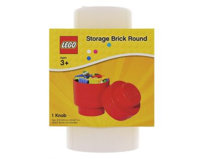 LEGO® Úložný box kulatý 12,5 x 18 cm bílá