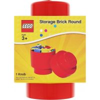 LEGO Úložný box kulatý 12,5 x 18 cm Červená 2