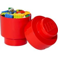 LEGO Úložný box kulatý 12,5 x 18 cm Červená 3