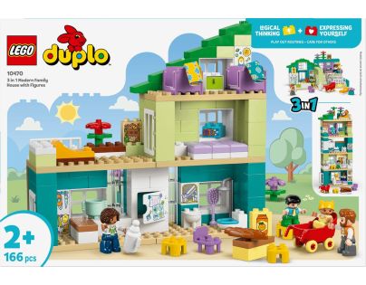 LEGO® 10470 Moderní rodinný dům 3 v 1 s figurkami