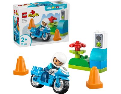 LEGO® 10471 Modrá policejní motorka