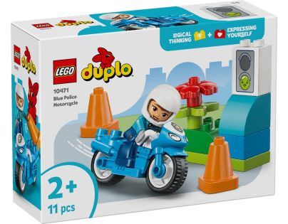 LEGO® 10471 Modrá policejní motorka