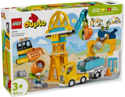 LEGO® 10476 Staveniště a vozidla 3 v 1