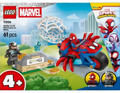 LEGO® 11206 Spidey na motorce vs. Rhino