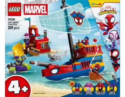 LEGO® 11208 Pirátská loď Spideyho týmu