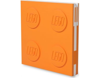 LEGO® 2.0 Zápisník s gelovým perem jako klipem oranžový