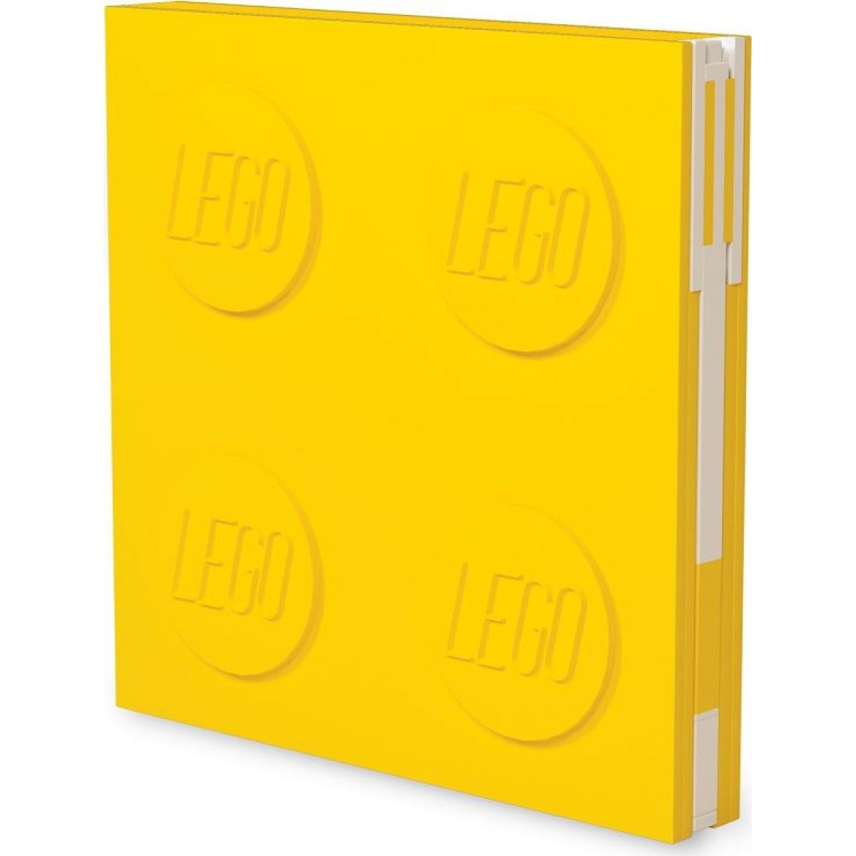 LEGO® 2.0 Zápisník s gelovým perem jako klipem - žlutý