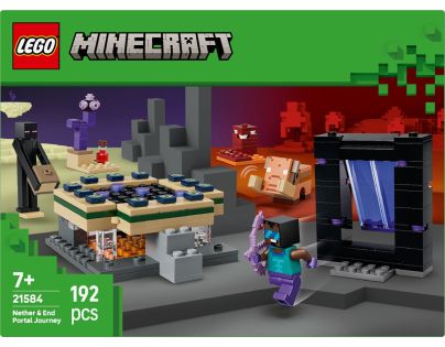 LEGO® 21584 Cesta portálem do Netheru a Endu