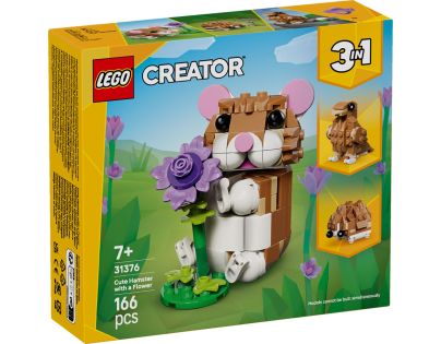 LEGO® 31376 Roztomilý křeček s květinou