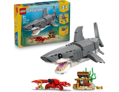 LEGO® 31381 Divoký žralok a truhla s pokladem