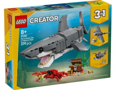 LEGO® 31381 Divoký žralok a truhla s pokladem