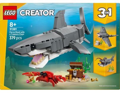 LEGO® 31381 Divoký žralok a truhla s pokladem