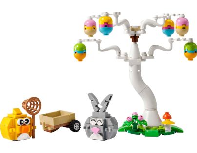 LEGO® 40808 Velikonoční zajíček, kuřátko a sběr vajíček