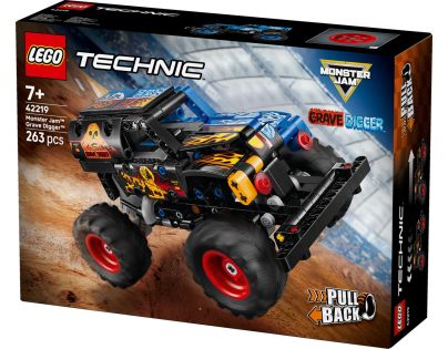 LEGO® 42219 Monster Jam™ Grave Digger™ Oheň a led