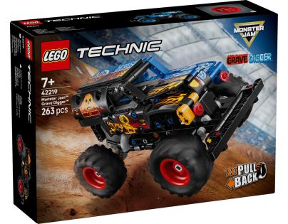 LEGO® 42219 Monster Jam™ Grave Digger™ Oheň a led