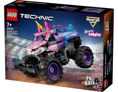 LEGO® 42220 Monster Jam™ Sparkle Smash™ s natahovacím motorem