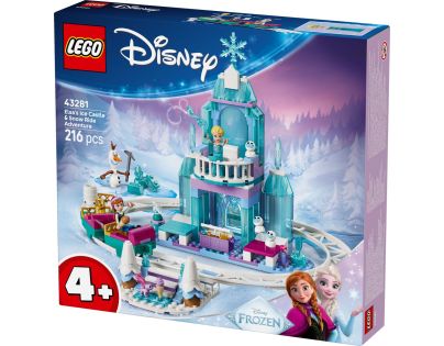 LEGO® 43281 Elsin ledový palác a jízda na sněhu