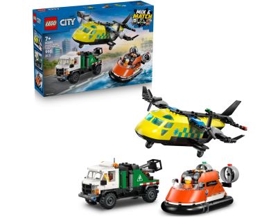 LEGO® 60505 Remix: Letadlo, servisní vůz a vznášedlo