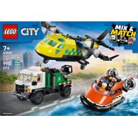 LEGO® 60505 Remix: Letadlo, servisní vůz a vznášedlo 5