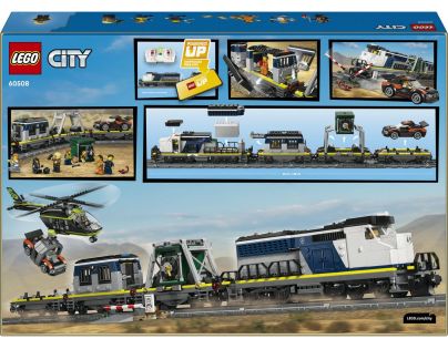 LEGO® City 60508 Loupež v policejním vlaku