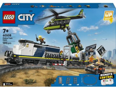 LEGO® City 60508 Loupež v policejním vlaku