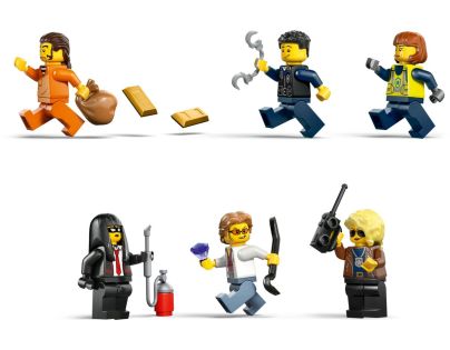 LEGO® City 60508 Loupež v policejním vlaku