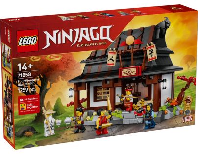 LEGO® 71858 Kovárna Čtyři zbraně: 15 let NINJAGO