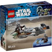 LEGO® 75436 Mandalorian a Grogu a spídrová motorka 4