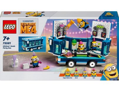 LEGO® 75581 Já padouch 4: Mimoni a hudební párty autobus
