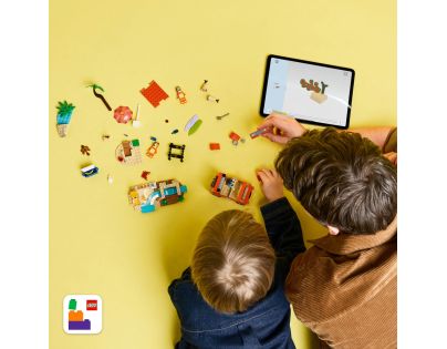 LEGO® Bluey 11202 Bluey a rodinný výlet autem na pláž