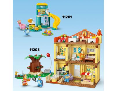 LEGO® Bluey 11202 Bluey a rodinný výlet autem na pláž