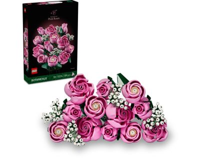 LEGO® Botanicals 10374 Kytice růžových růží - Poškozený obal
