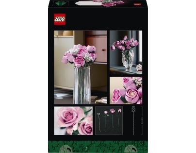 LEGO® Botanicals 10374 Kytice růžových růží - Poškozený obal