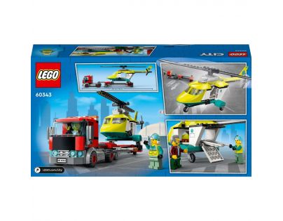LEGO® City 60343 Přeprava záchranářského vrtulníku