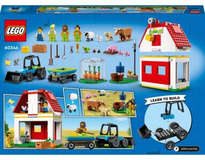 LEGO® City 60346 Stodola a zvířátka z farmy