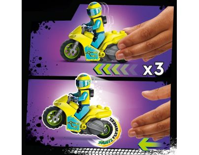 LEGO® City 60358 Kaskadérská kybermotorka