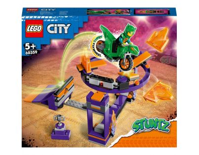 LEGO® City 60359 Kaskadérská výzva s rampou a obručí